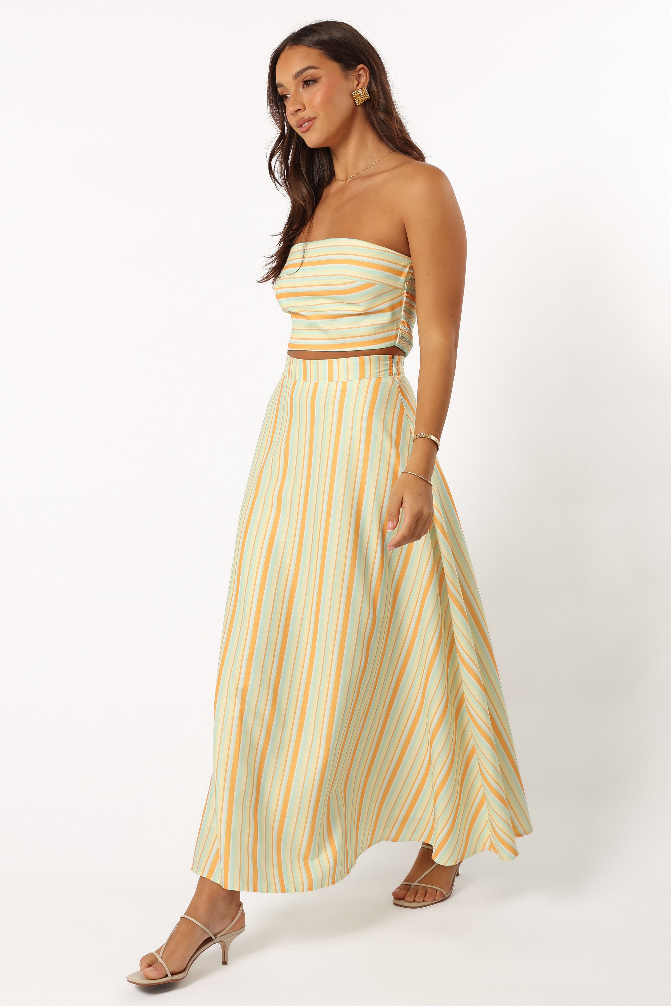 Petal and Pup USA SETS Serafina Two Piece Set - Orange Stripe