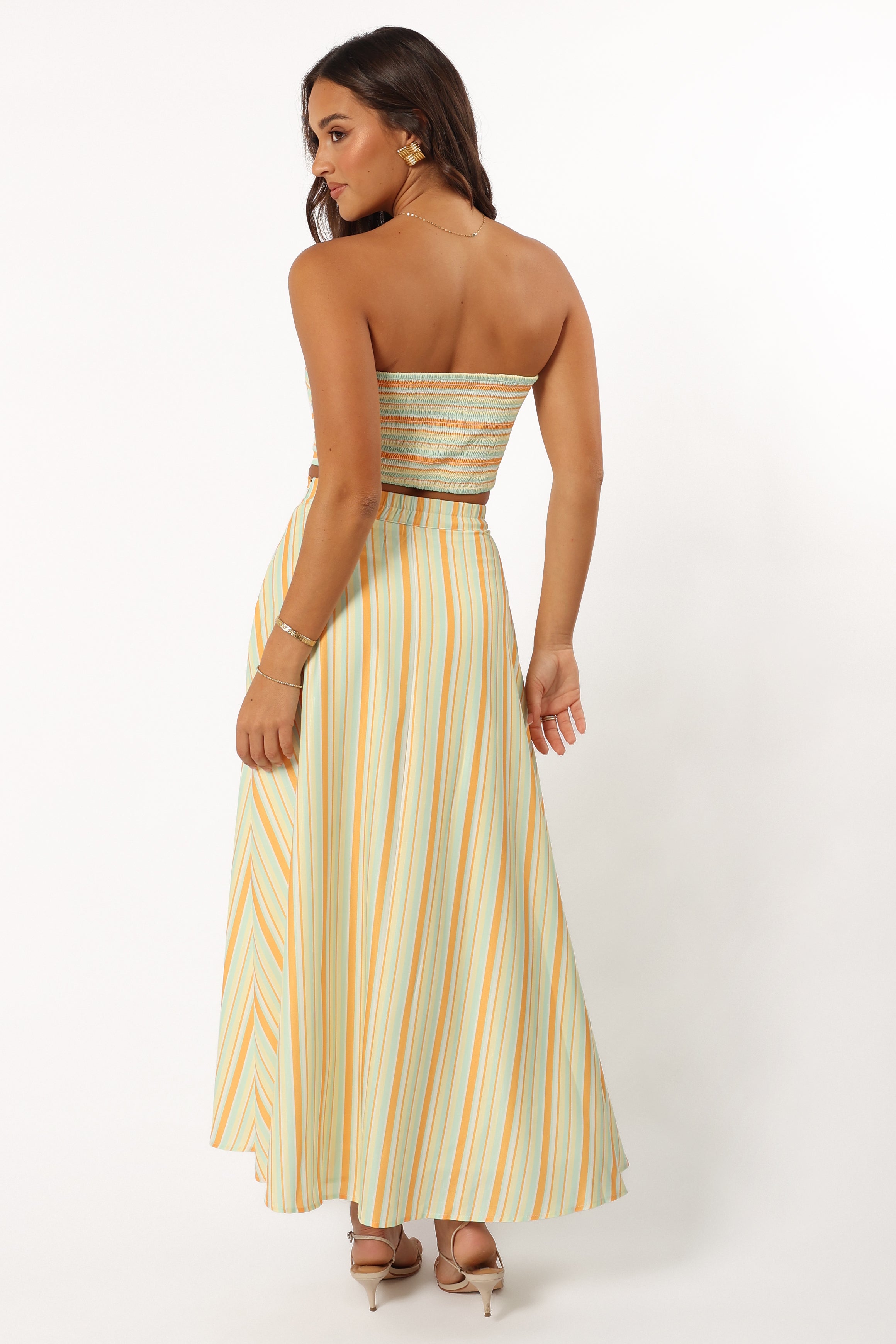 Petal and Pup USA SETS Serafina Two Piece Set - Orange Stripe