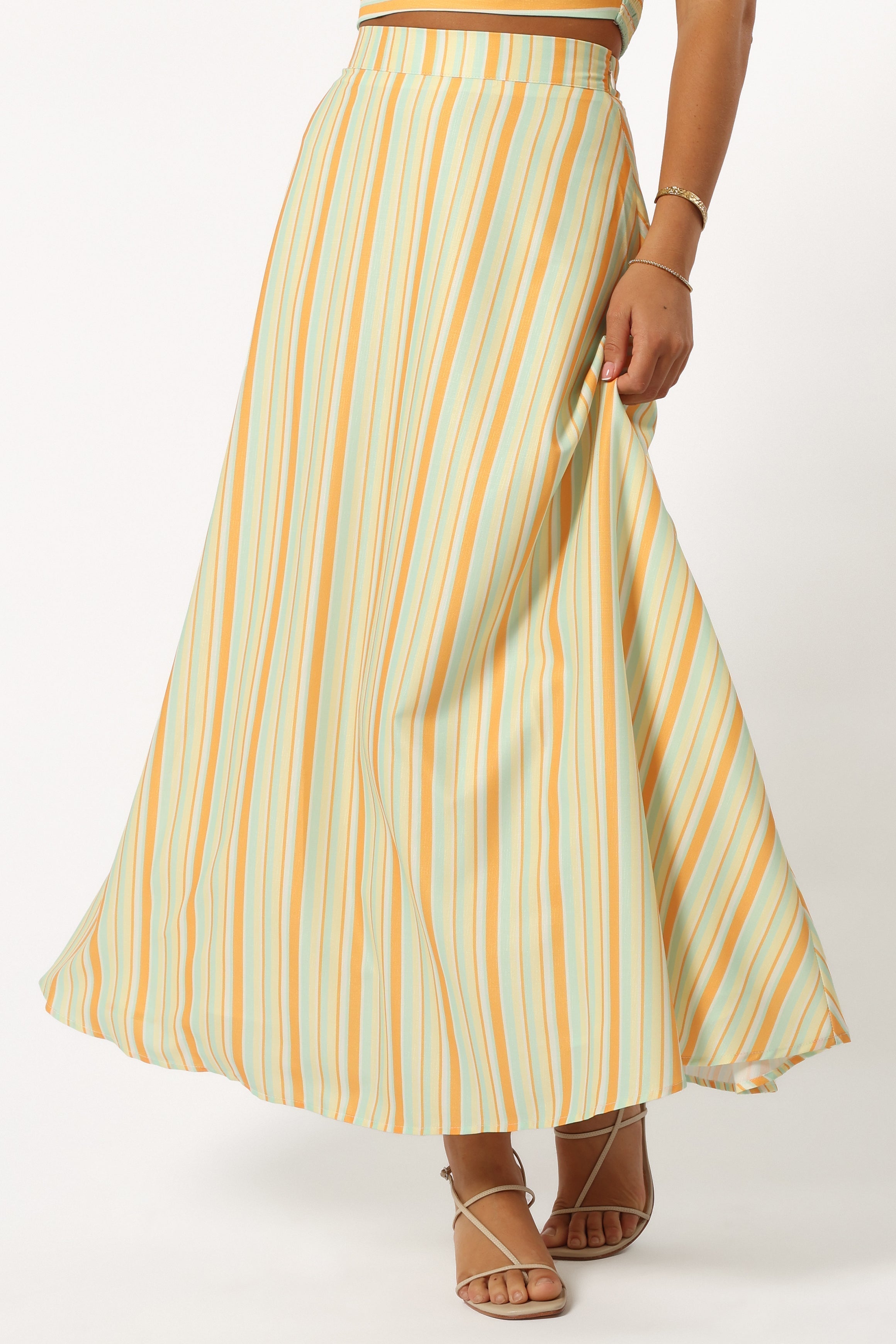 Petal and Pup USA SETS Serafina Two Piece Set - Orange Stripe