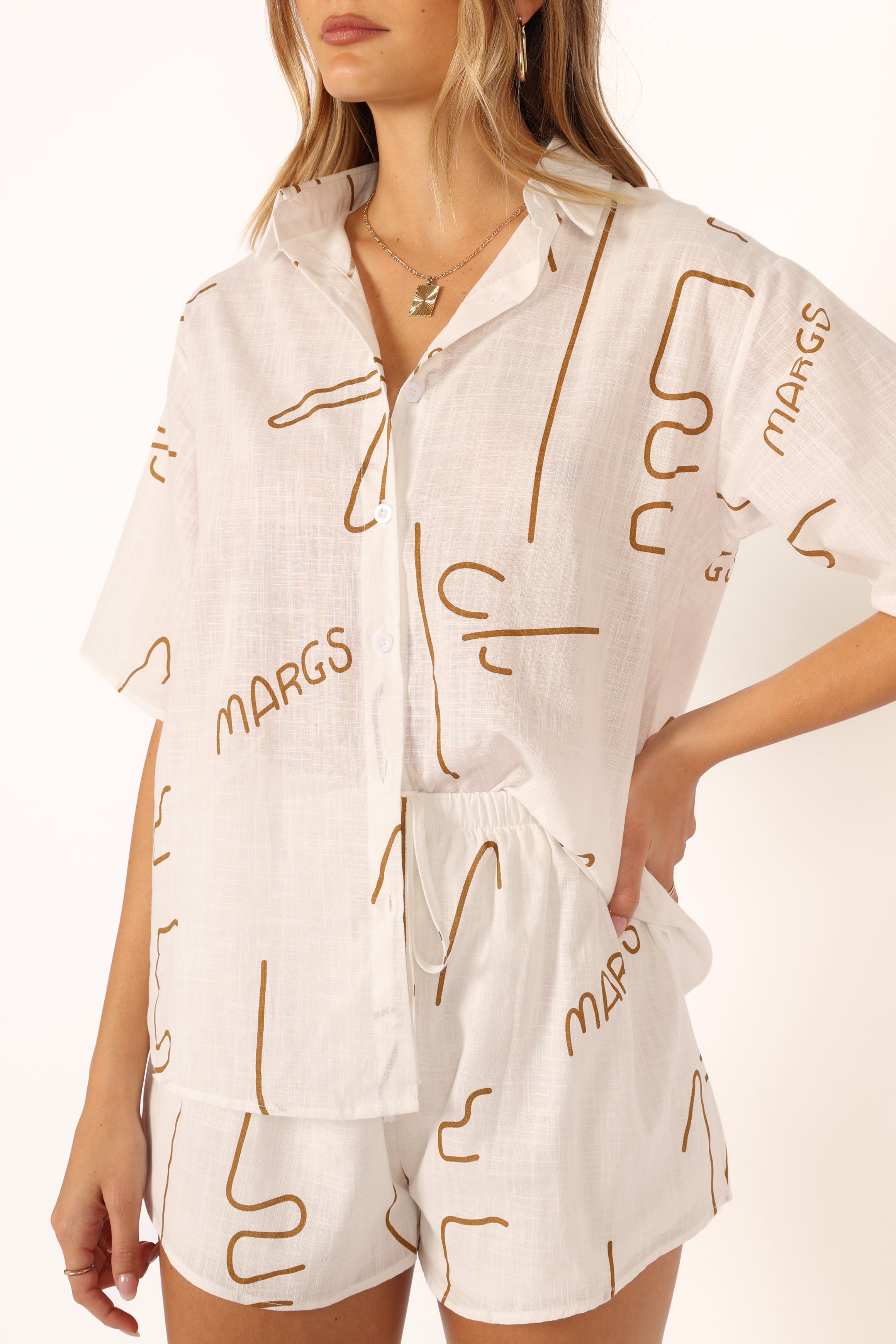 Petal and Pup USA SETS Sunset Short Set - Brown