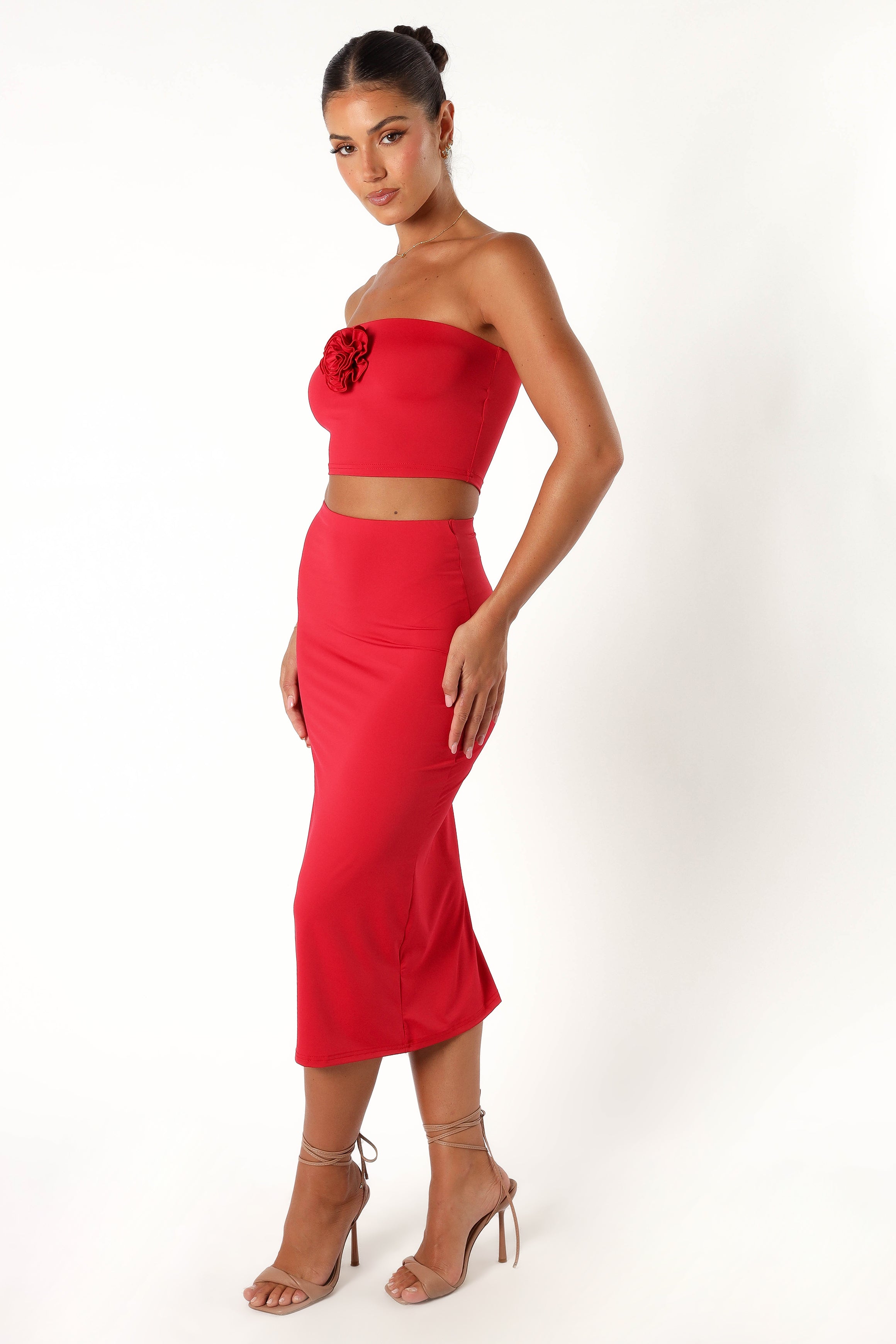 Petal and Pup USA SETS Tiarny Two Piece Set - Red