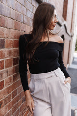 Petal and Pup USA TOPS Aleena Knit Top - Black