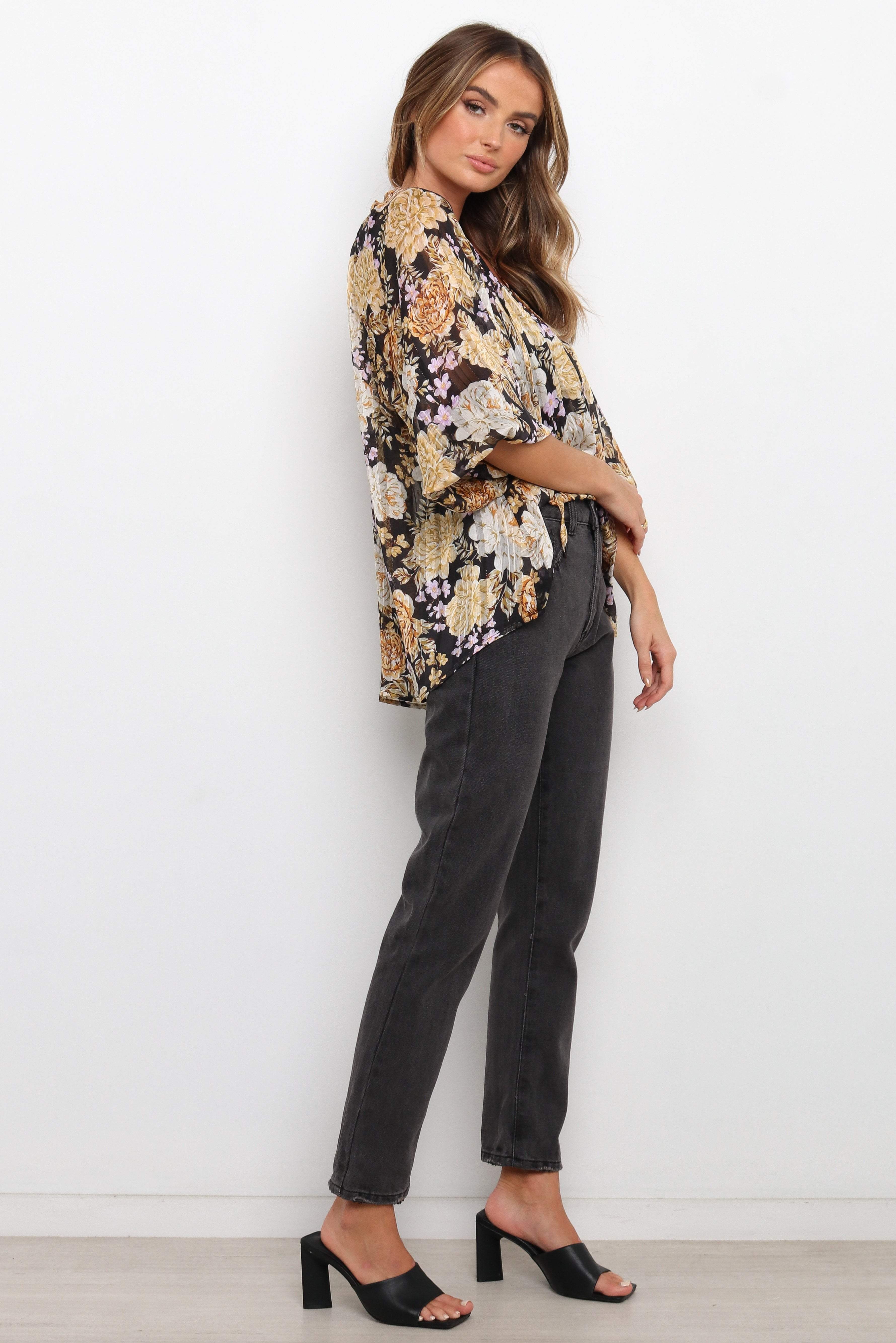 Petal and Pup USA TOPS Amarta Top - Black