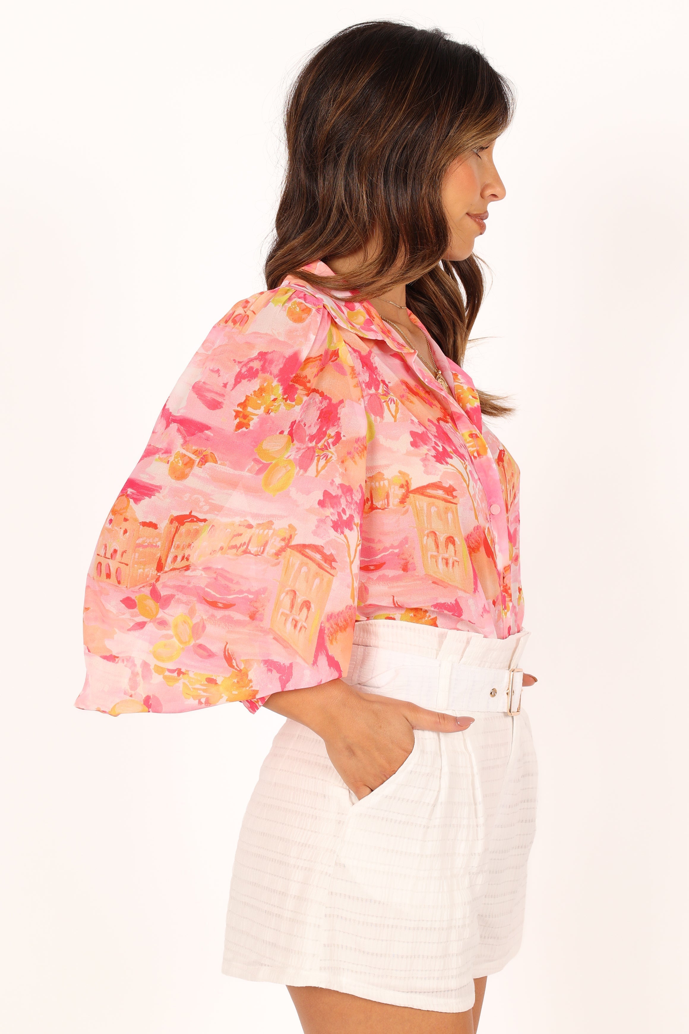 Petal and Pup USA TOPS Arianna Shirt - Pink