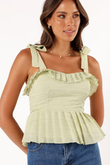 Petal and Pup USA TOPS Aubree Top - Sage