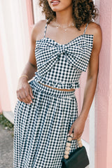 Petal and Pup USA TOPS Bambi Top - Black Gingham
