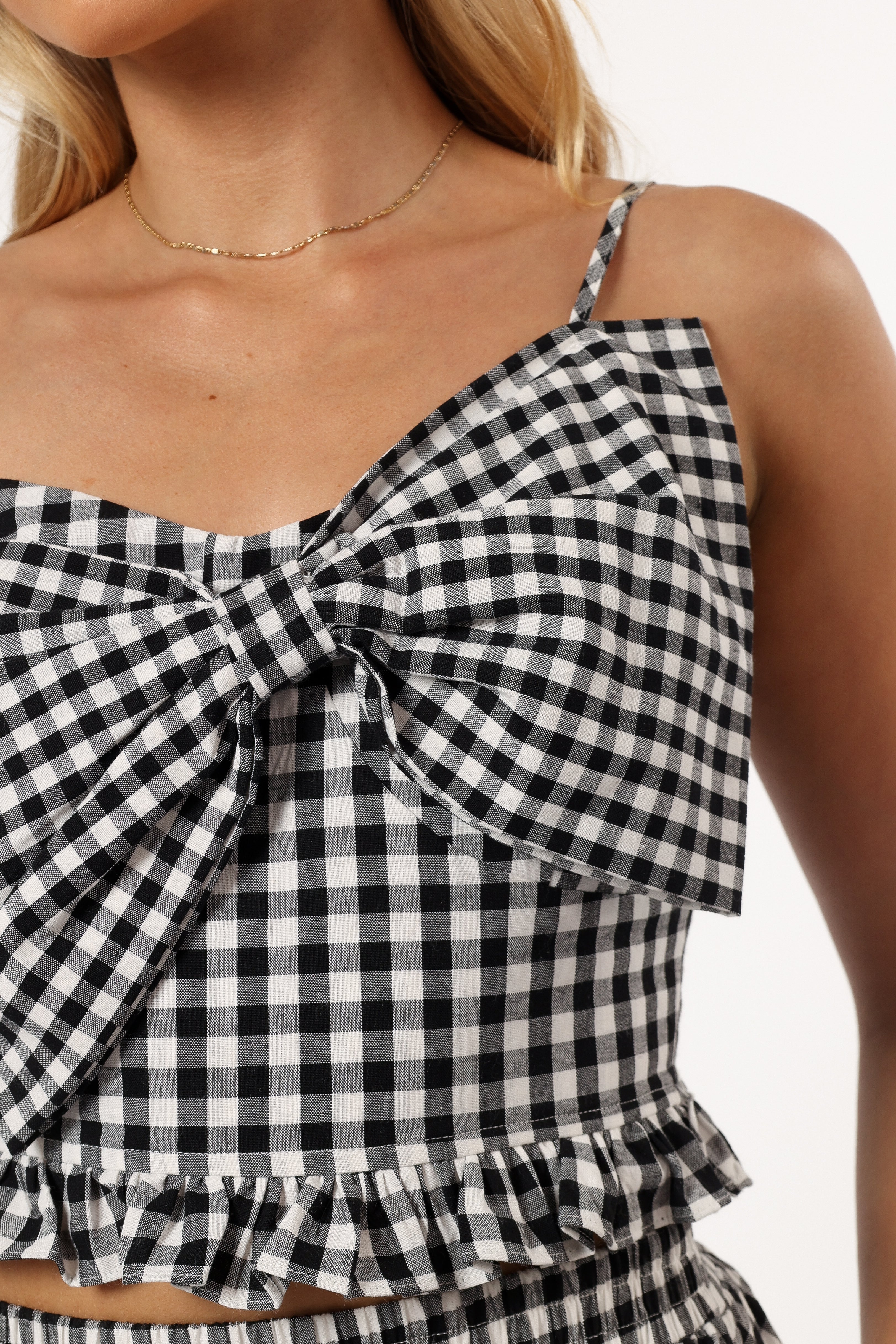 Petal and Pup USA TOPS Bambi Top - Black Gingham