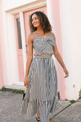 Petal and Pup USA TOPS Bambi Top - Black Gingham