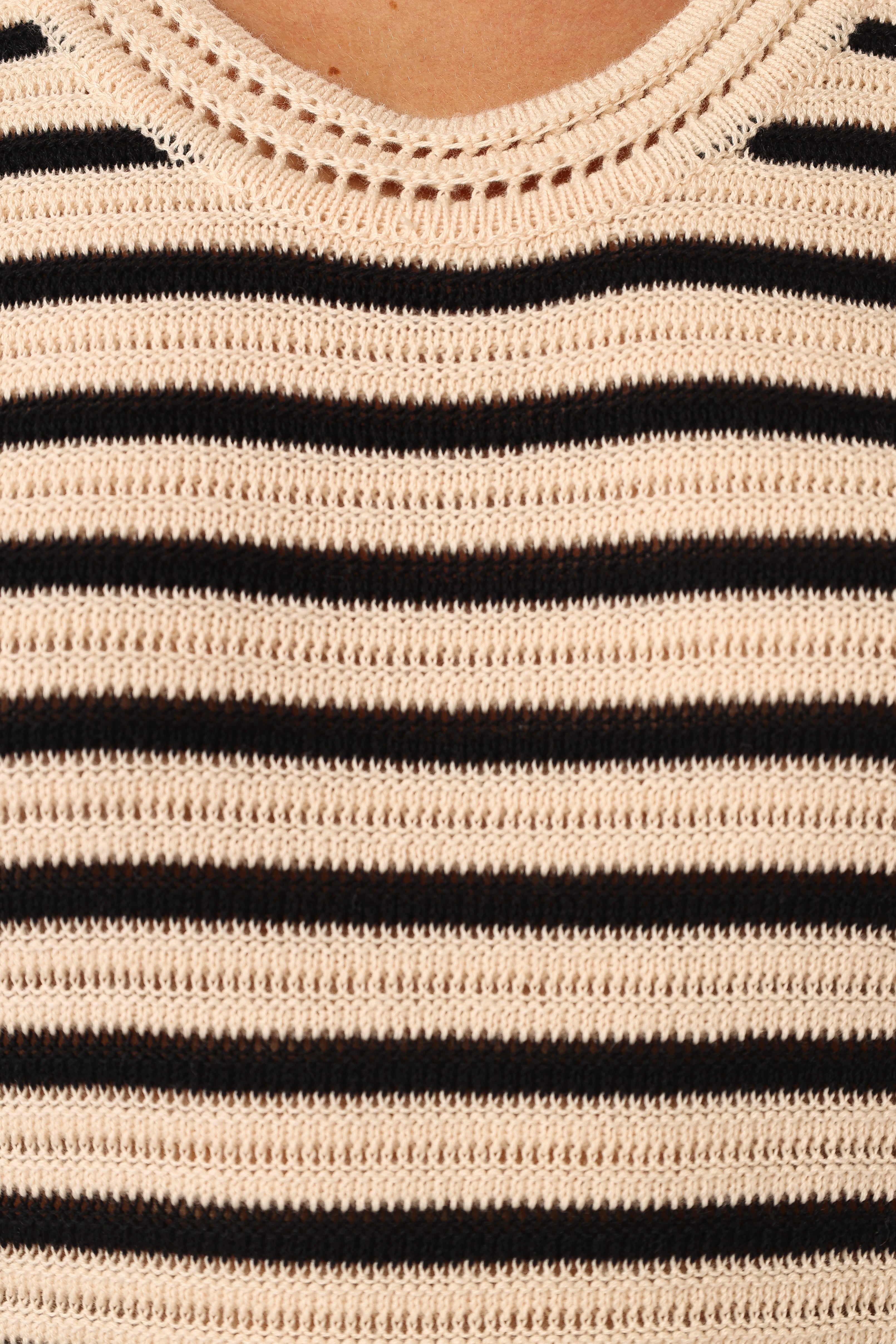 Petal and Pup USA TOPS Cherie Knit Top - Sand Black