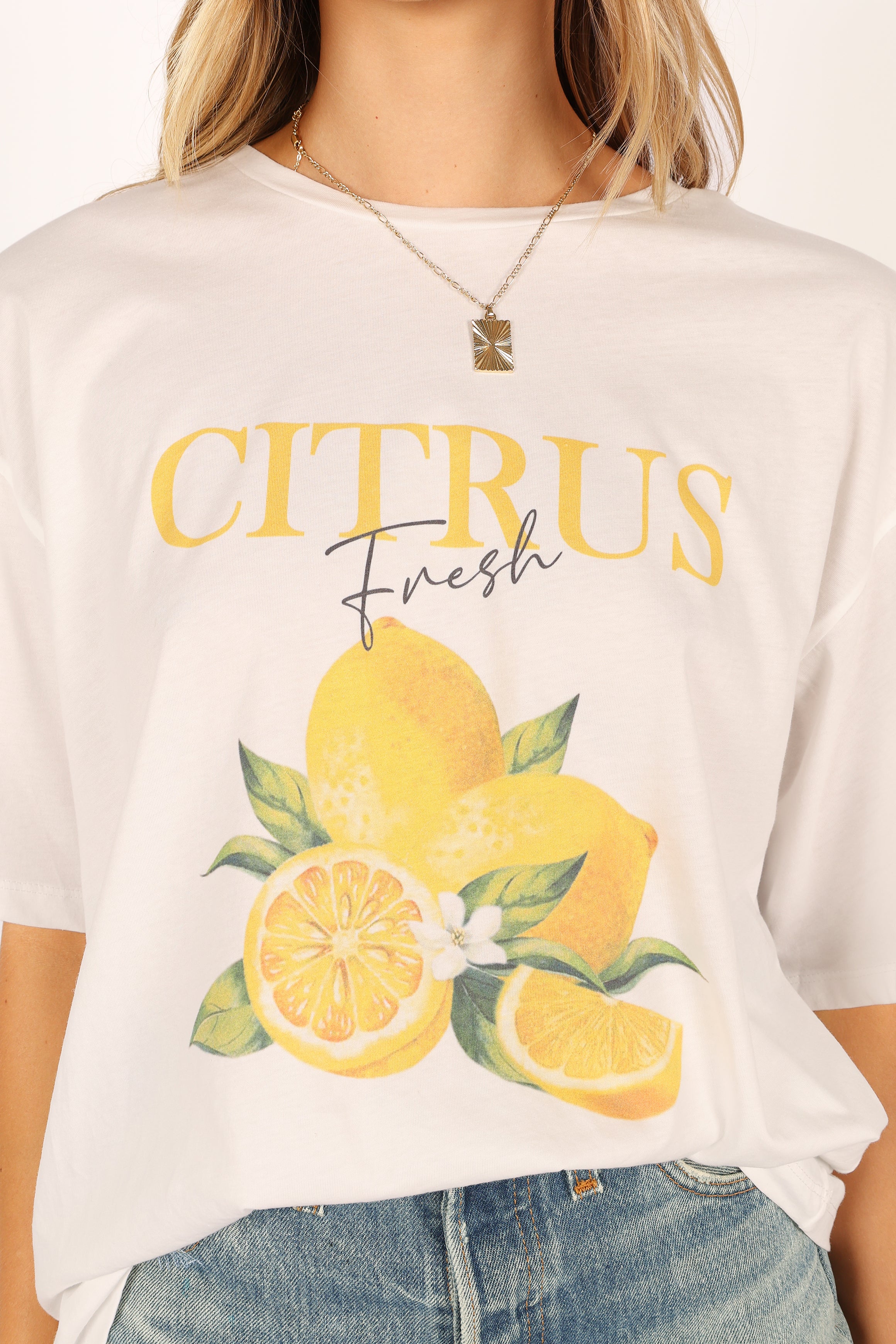 Petal and Pup USA TOPS Citrus Tee - White