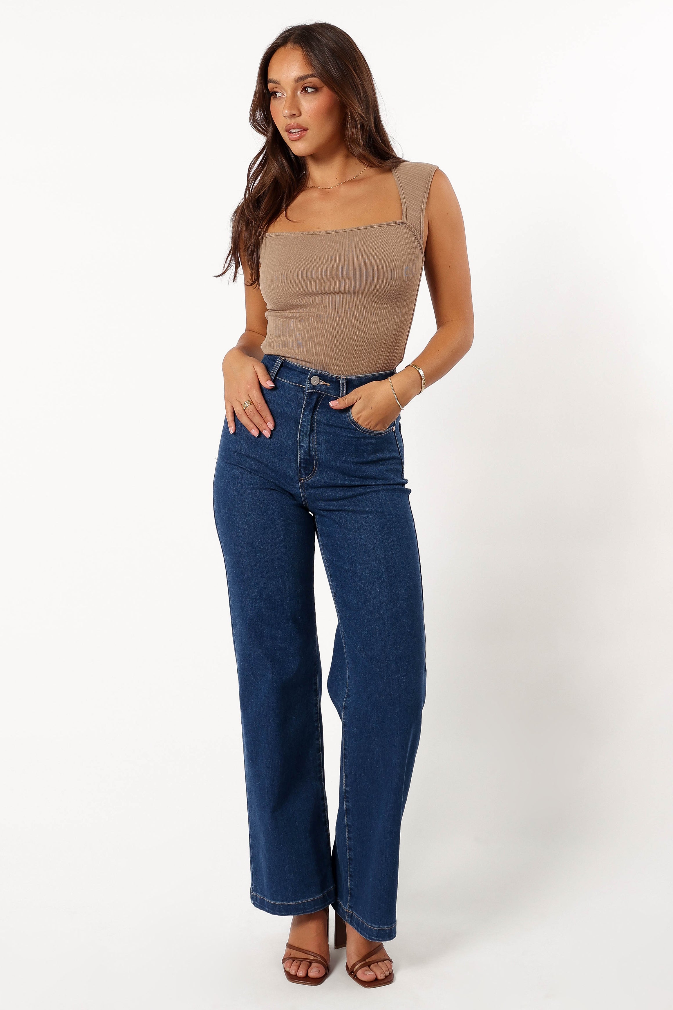 Petal and Pup USA TOPS Clara Top - Beige