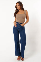 Petal and Pup USA TOPS Clara Top - Beige