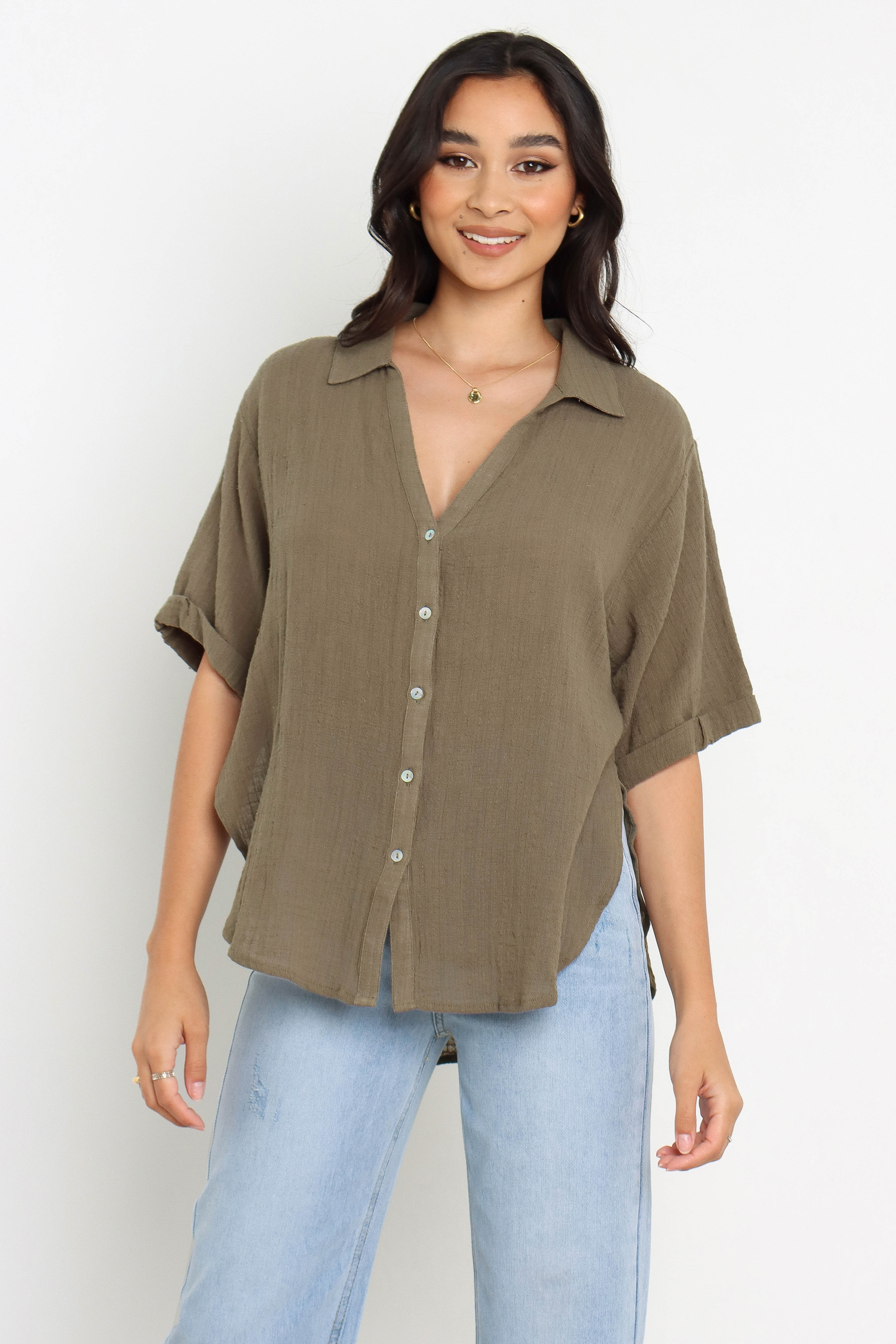 Petal and Pup USA TOPS Dion Top - Olive