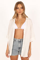 Petal and Pup USA TOPS Gaia Shirt - Ivory