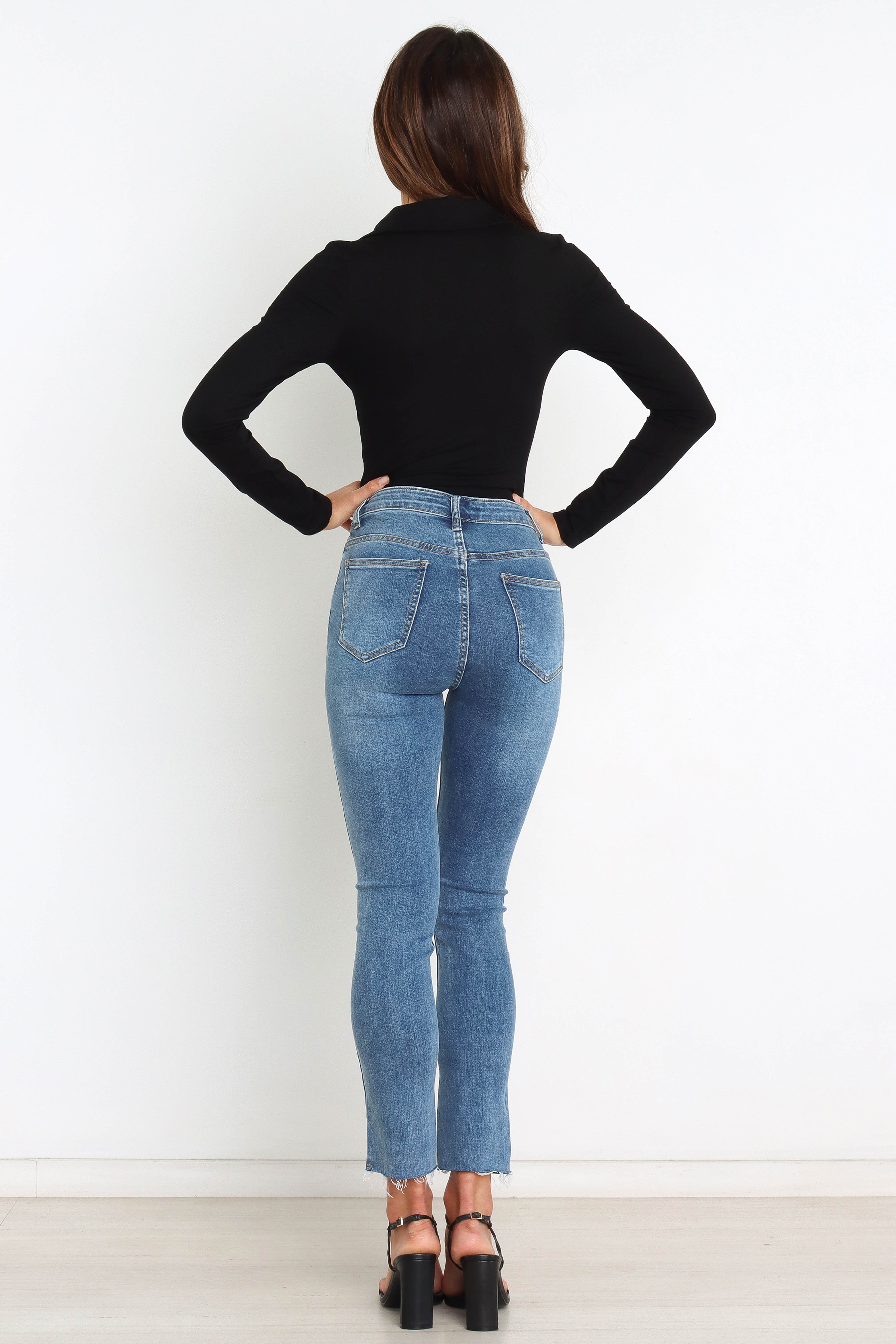 TOPS @Harper Bodysuit - Black