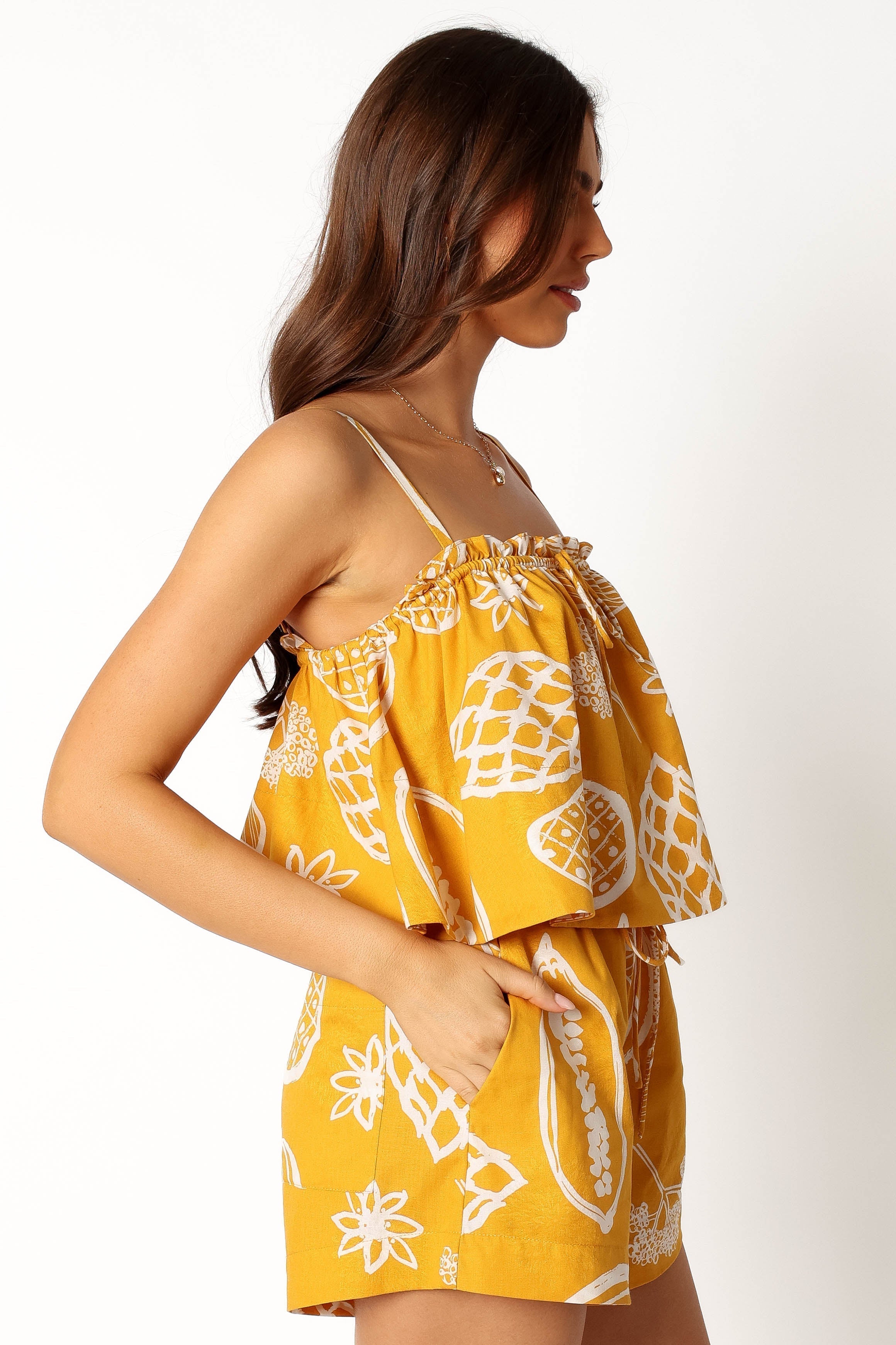 Petal and Pup USA TOPS Honey Top - Yellow