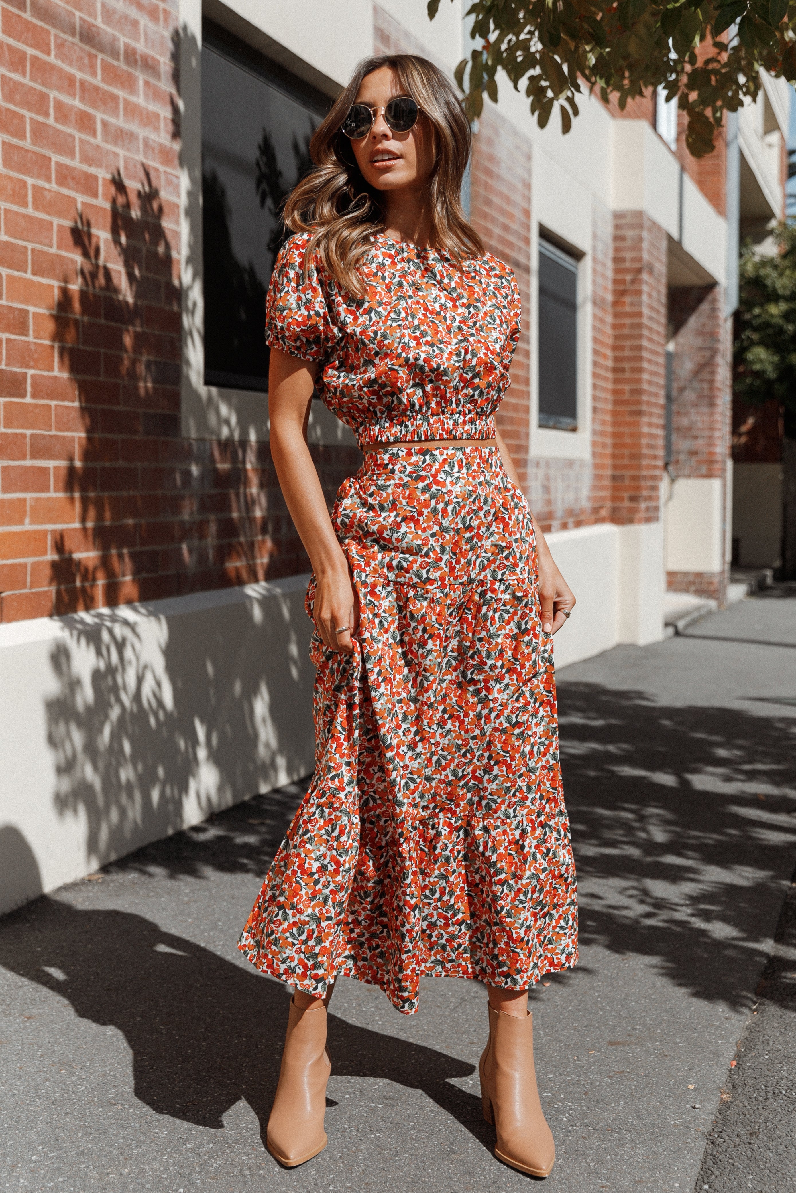 Petal and Pup USA TOPS Izzy Top - Red Multi