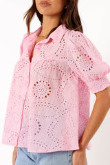 Petal and Pup USA TOPS Janelle Top - Pink