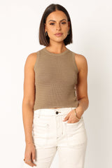 Petal and Pup USA TOPS Maisey Knit Tank - Olive