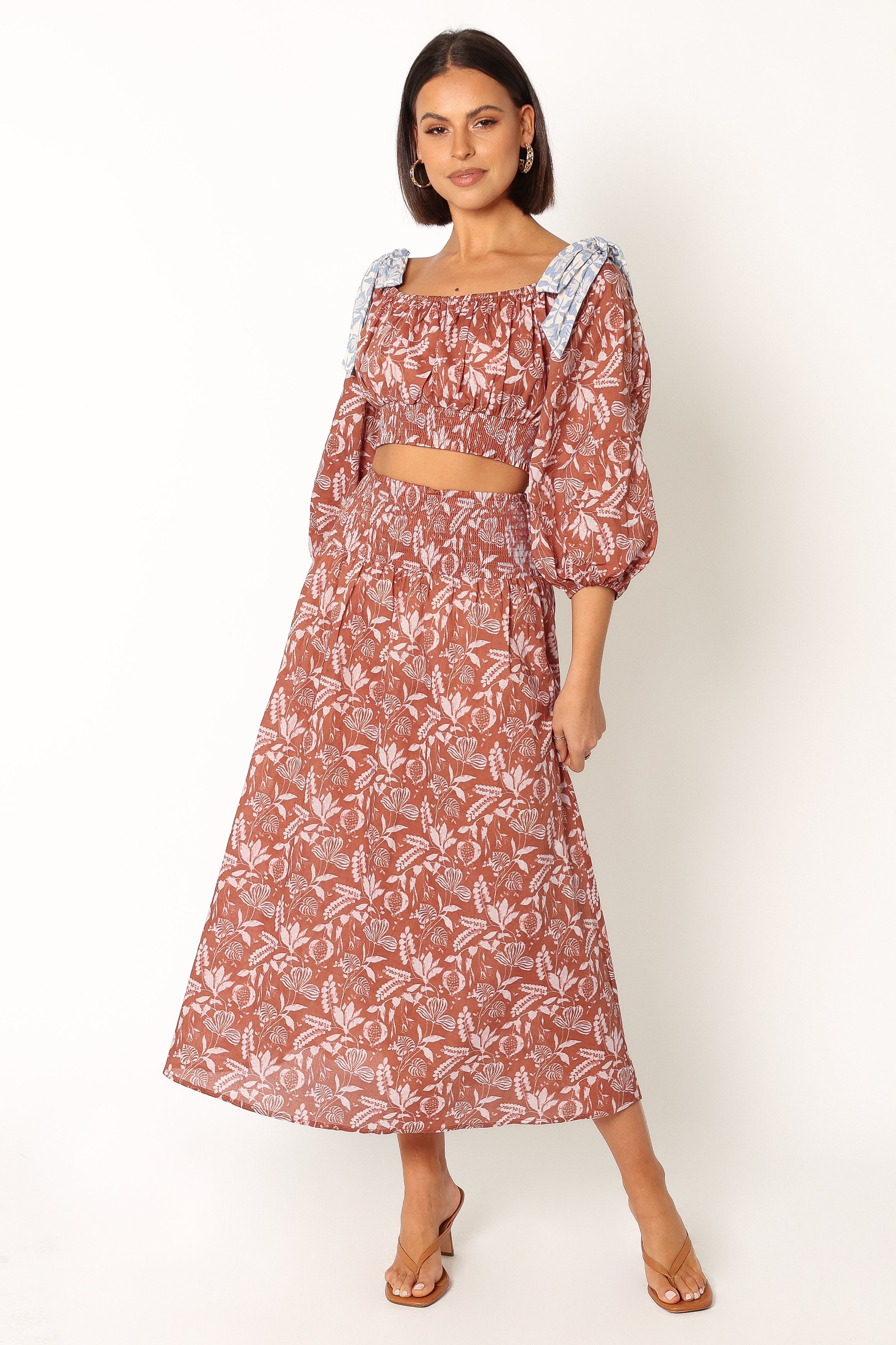 Petal and Pup USA TOPS Maryette Top - Cinnamon