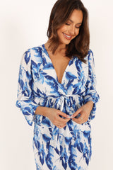 Petal and Pup USA TOPS Minelli Pleat Top - Blue