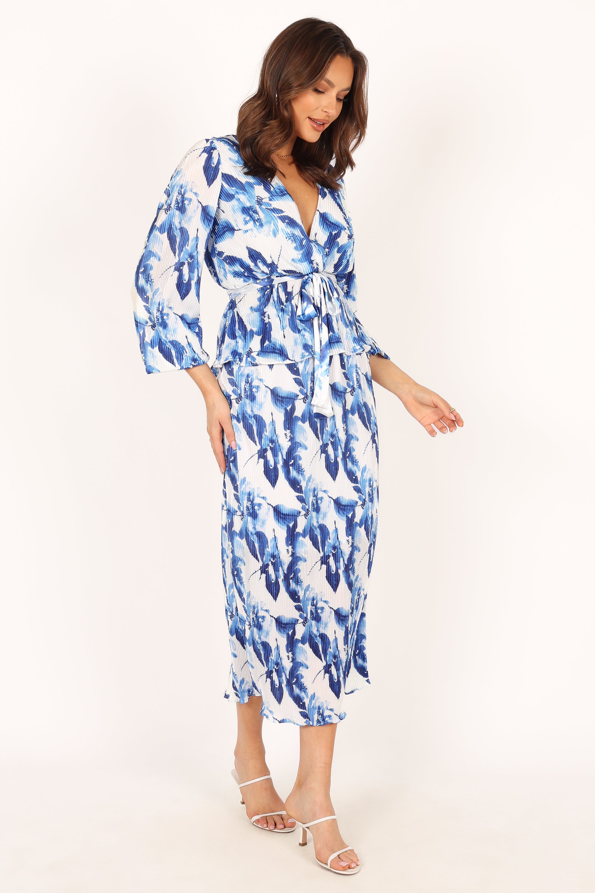 Petal and Pup USA TOPS Minelli Pleat Top - Blue