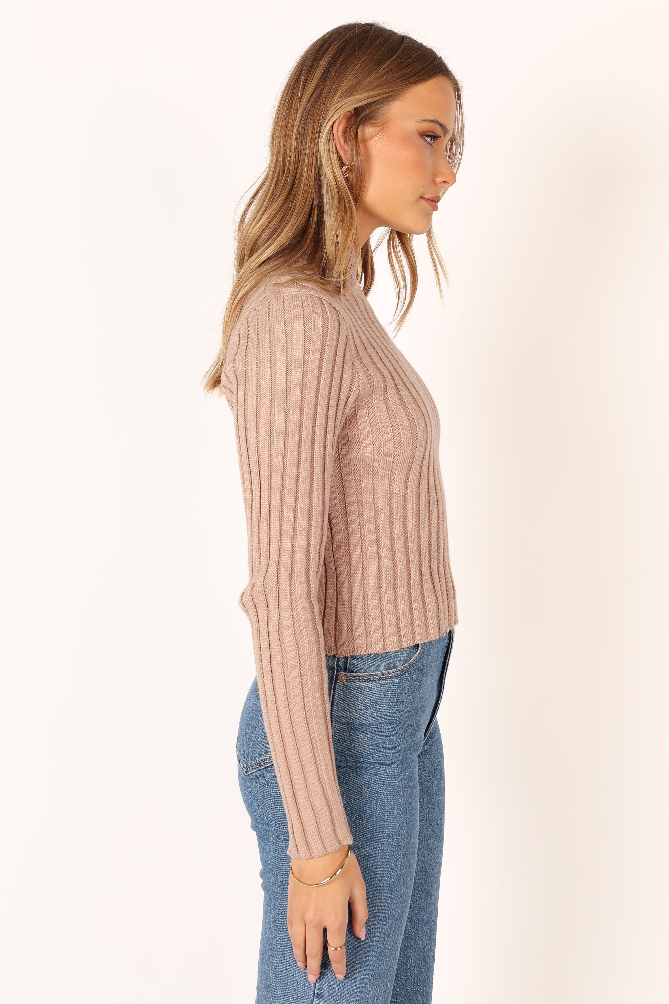 Petal and Pup USA TOPS Nila Knit Top - Mocha
