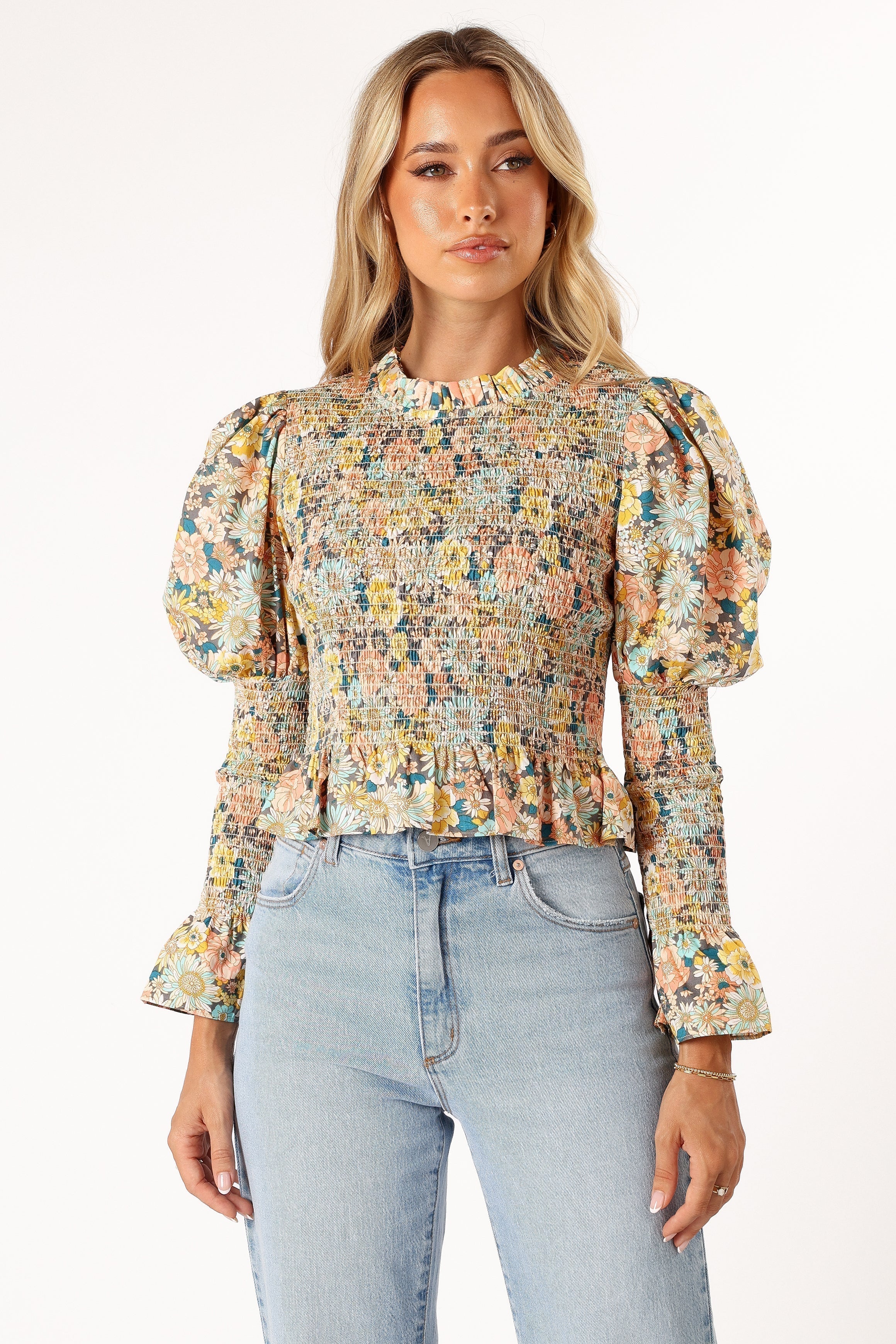 Petal and Pup USA TOPS Novah Long Sleeve Top - Floral
