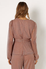 Petal and Pup USA TOPS Ramona Long Sleeve Top - Rose