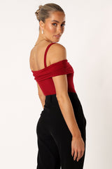 Petal and Pup USA TOPS Ryder Bodysuit - Wine