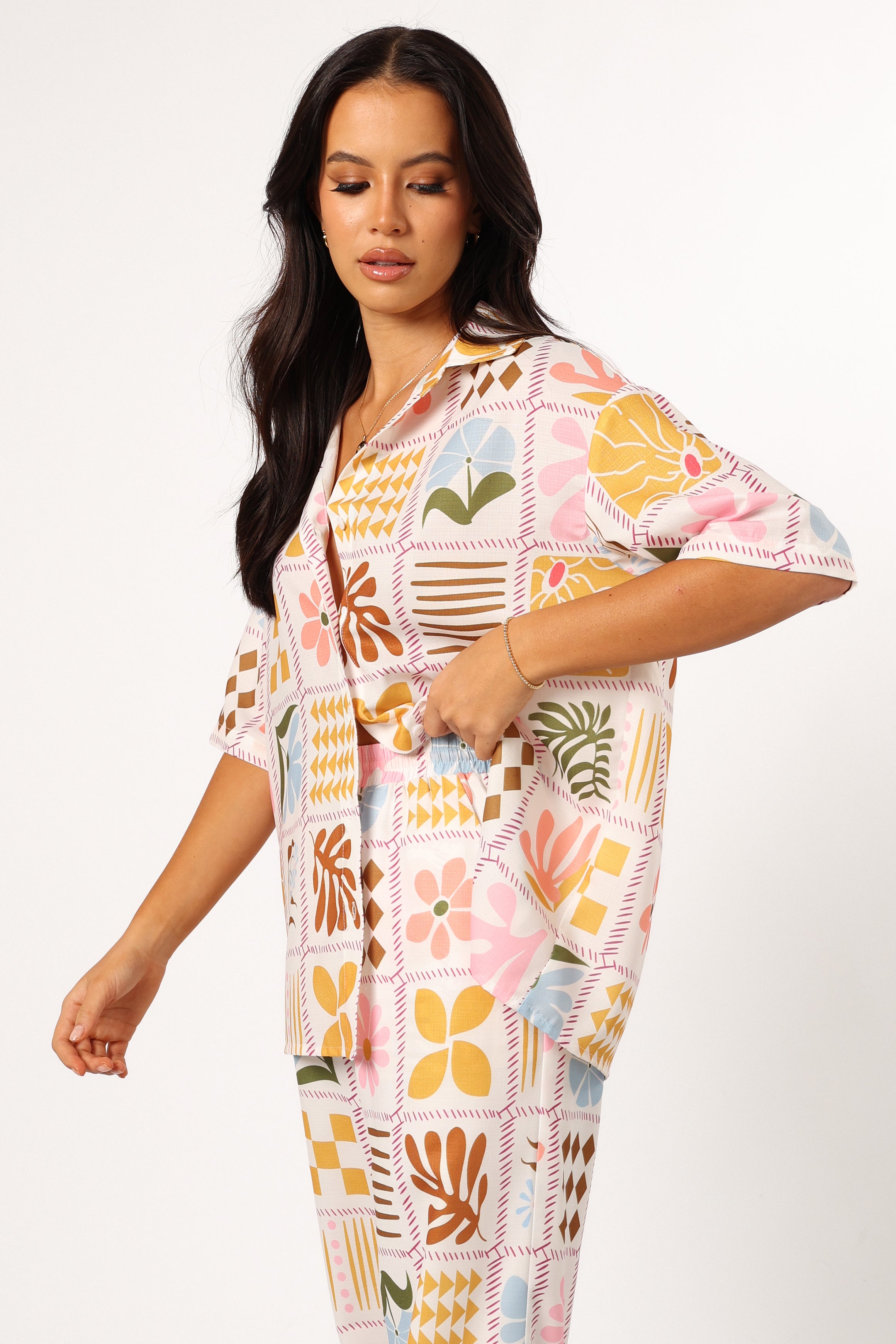 Petal and Pup USA TOPS Shay Top - White Multi