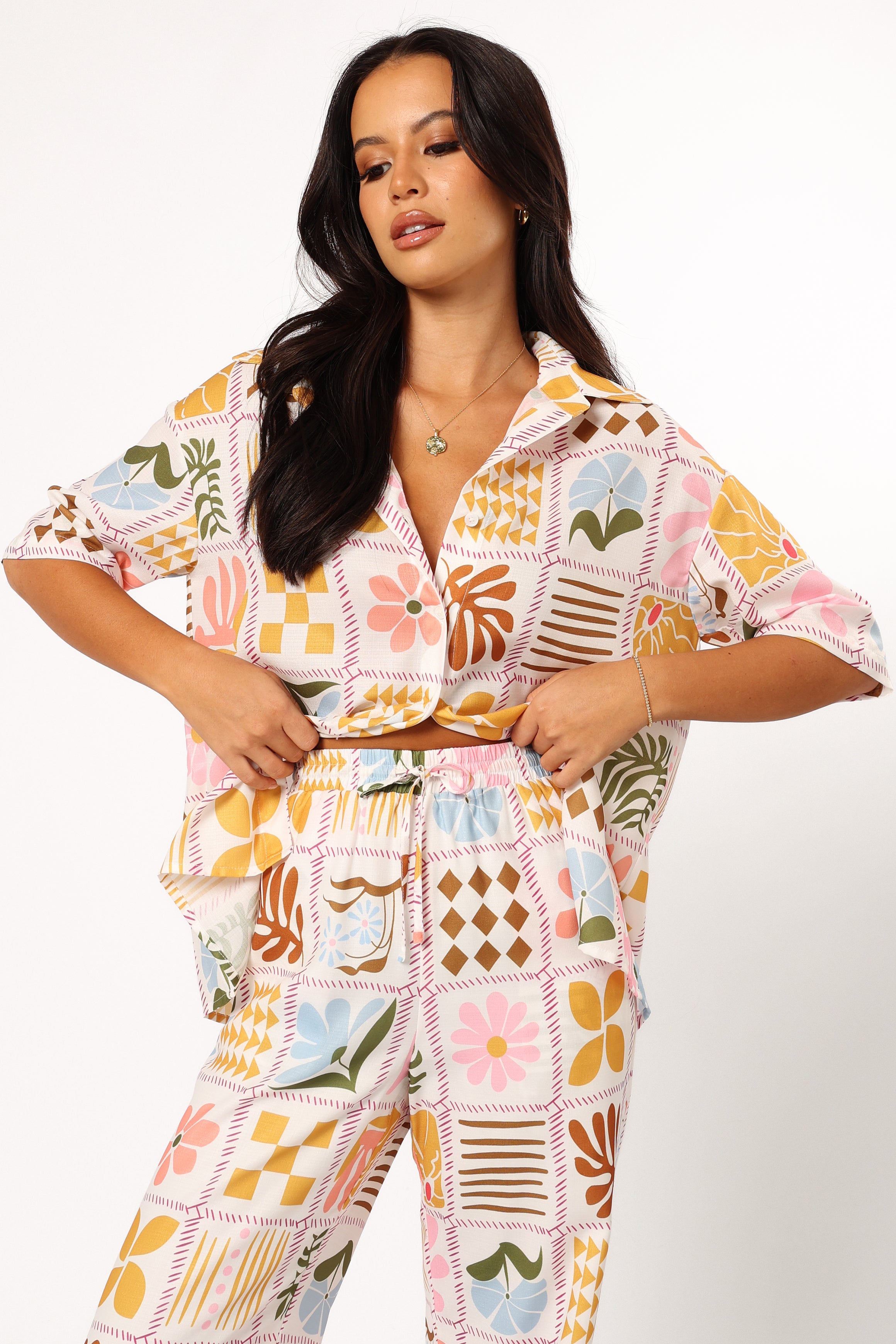 Petal and Pup USA TOPS Shay Top - White Multi