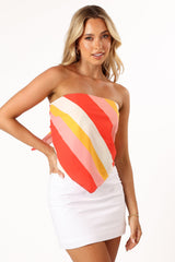 Petal and Pup USA TOPS Silanzo Top - Pink Stripe