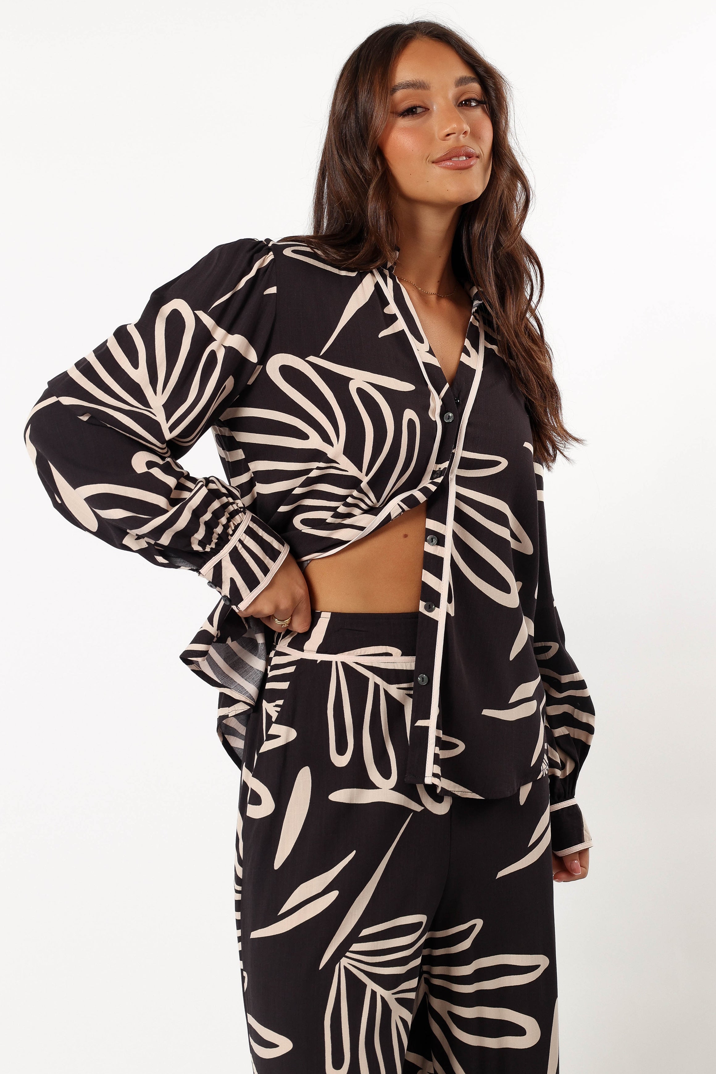 Petal and Pup USA TOPS Talia Top - Black