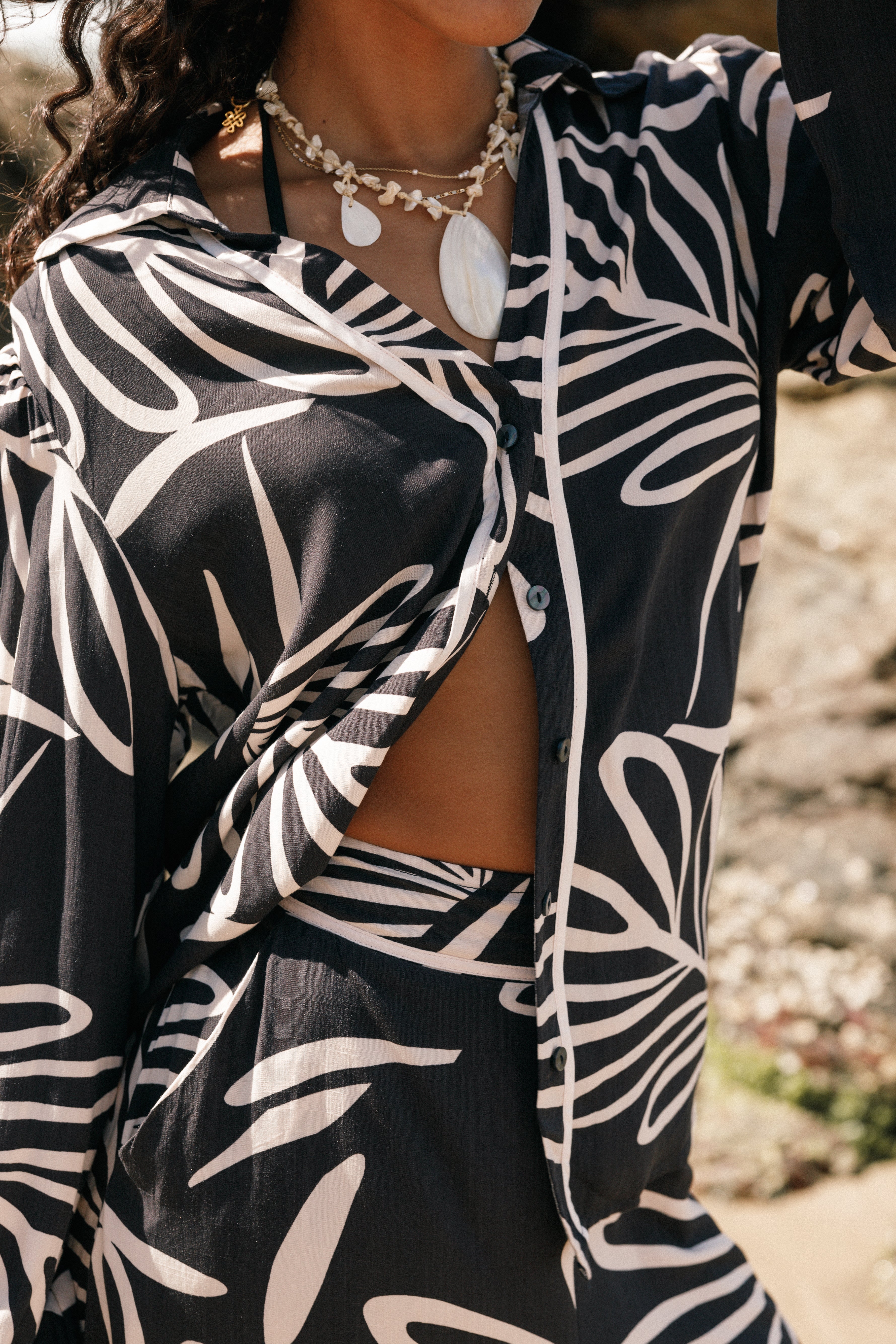 Petal and Pup USA TOPS Talia Top - Black