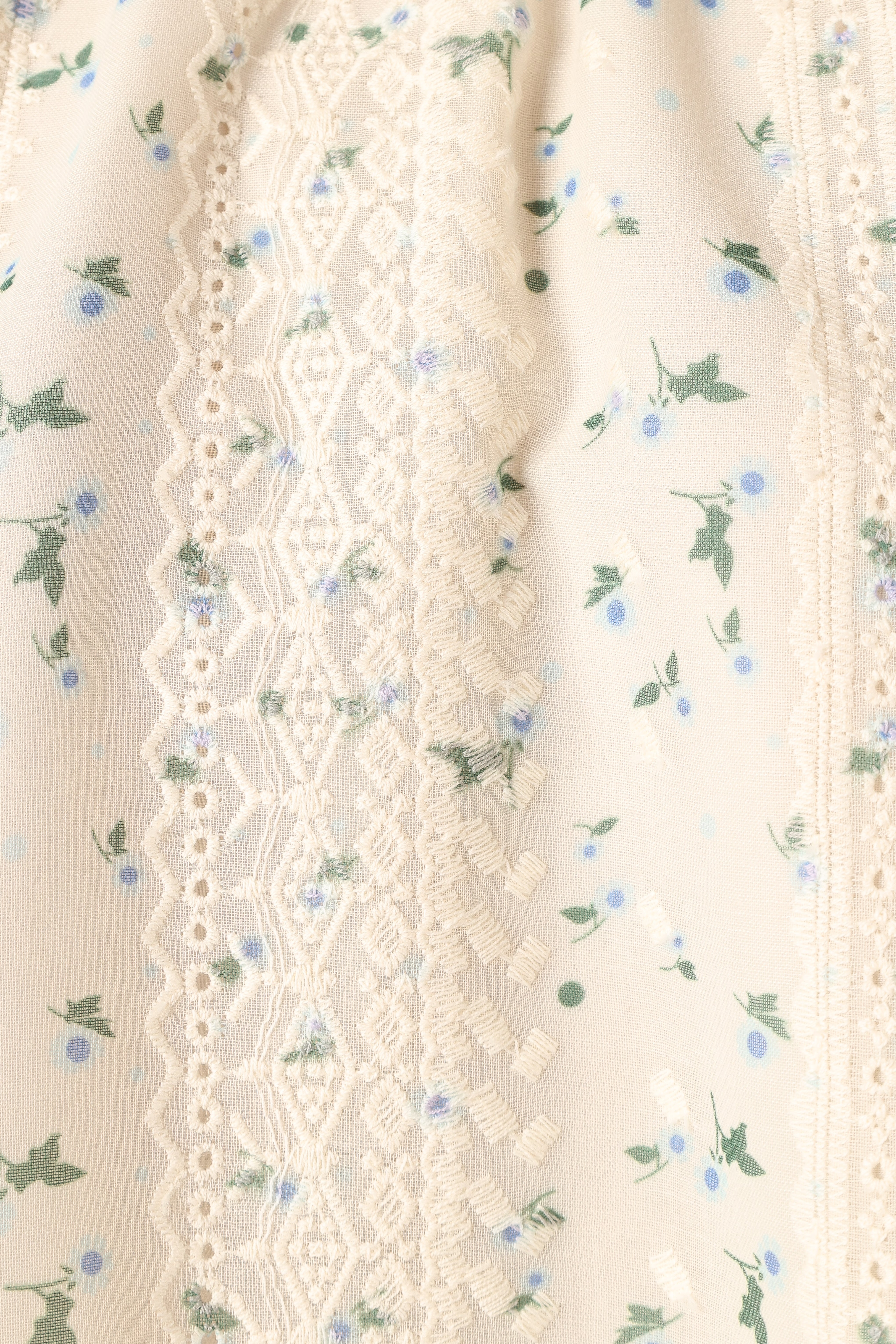 Petal and Pup USA TOPS Willa Halterneck Top - Blue Floral