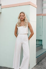 Petal and Pup USA TOPS Windsor Top - White Stripe